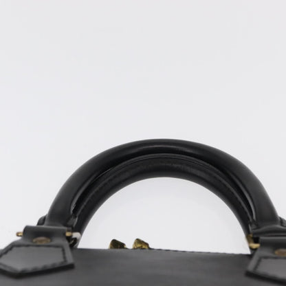 Louis Vuitton Alma Handbag Epi Leather, BLACK, LEATHER, Handbag