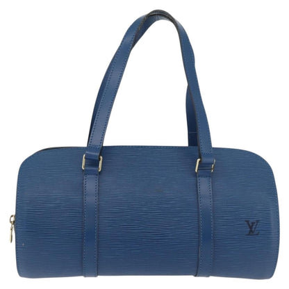 Louis Vuitton Soufflot Handbag Epi Leather, Blue, Leather, Handbag