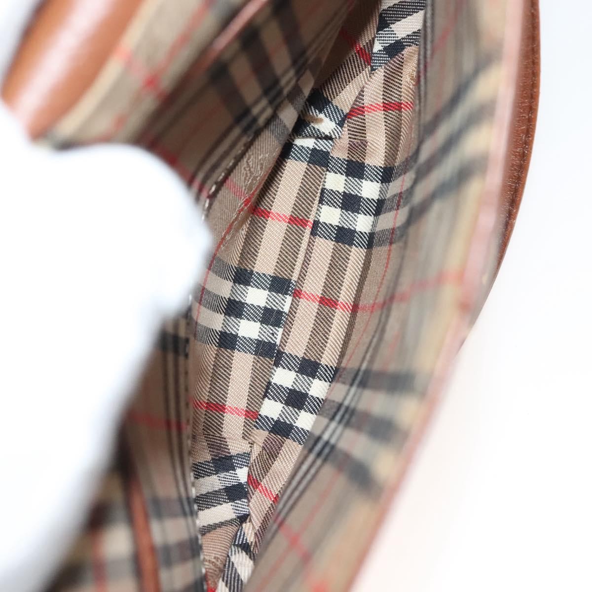 Burberry Flap Shoulder Bag Leather, BROWN, LEATHER, Shoulder bag