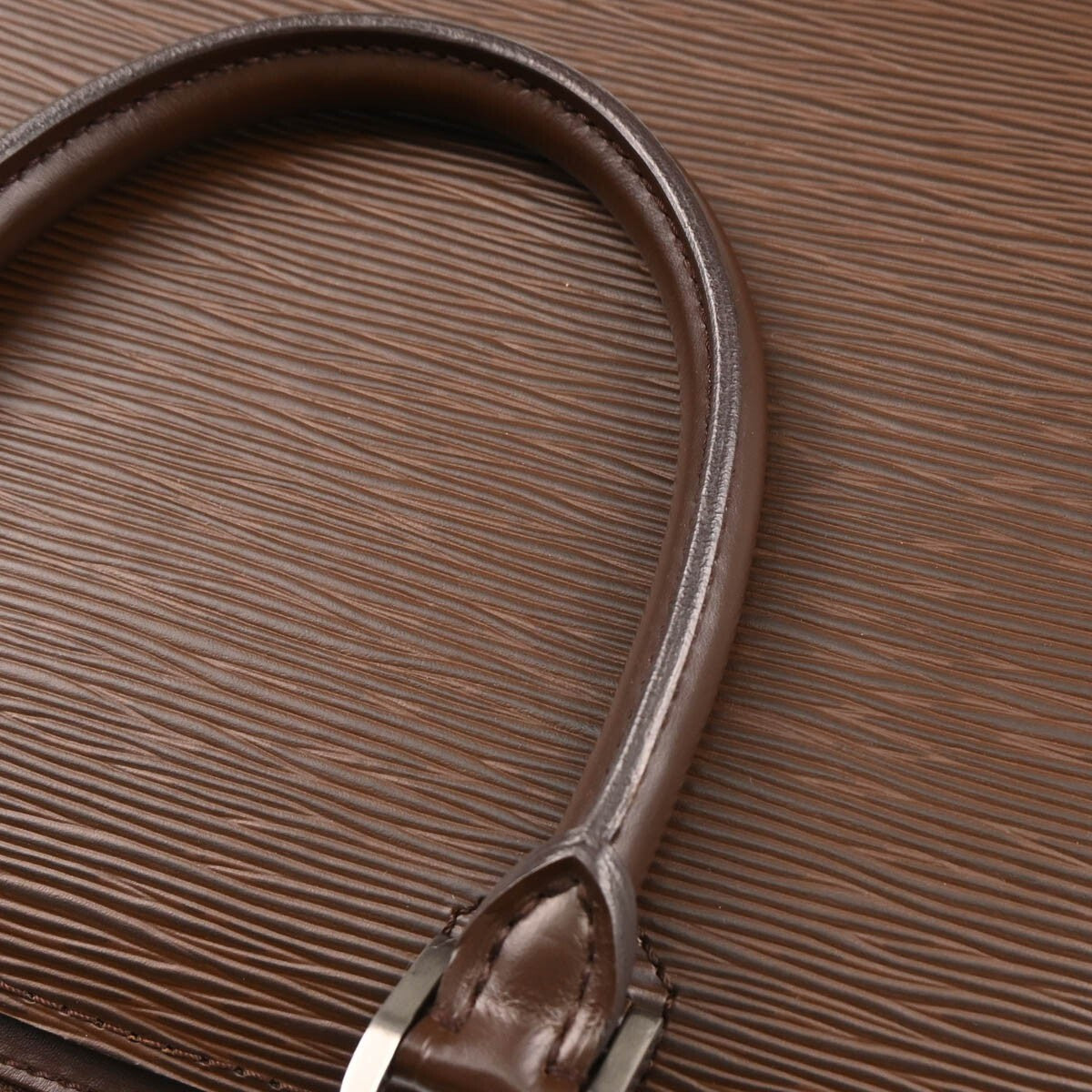 Louis Vuitton Pont Neuf Handbag Epi Leather, BROWN, LEATHER, Handbag