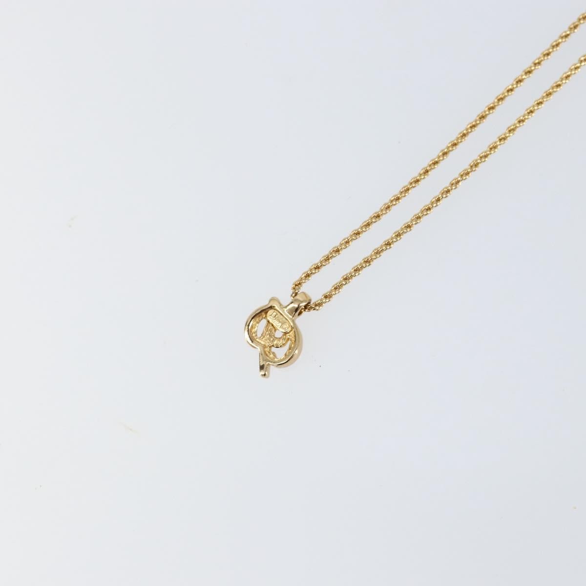 Christian Dior CD Logo necklace Metal, GOLD, METAL, Necklace