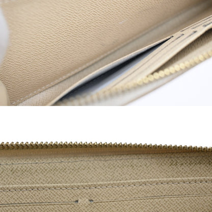 Louis Vuitton Zippy Wallet NM Damier Azur, WHITE, CANVAS, Wallets