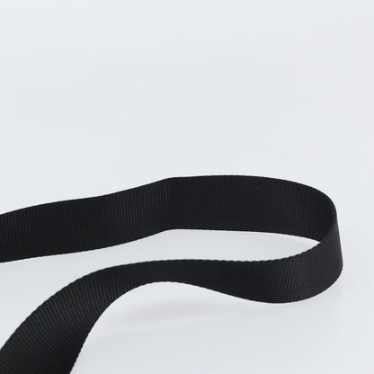 Prada Flat Messenger Bag Tessuto, BLACK, NYLON, Shoulder bag