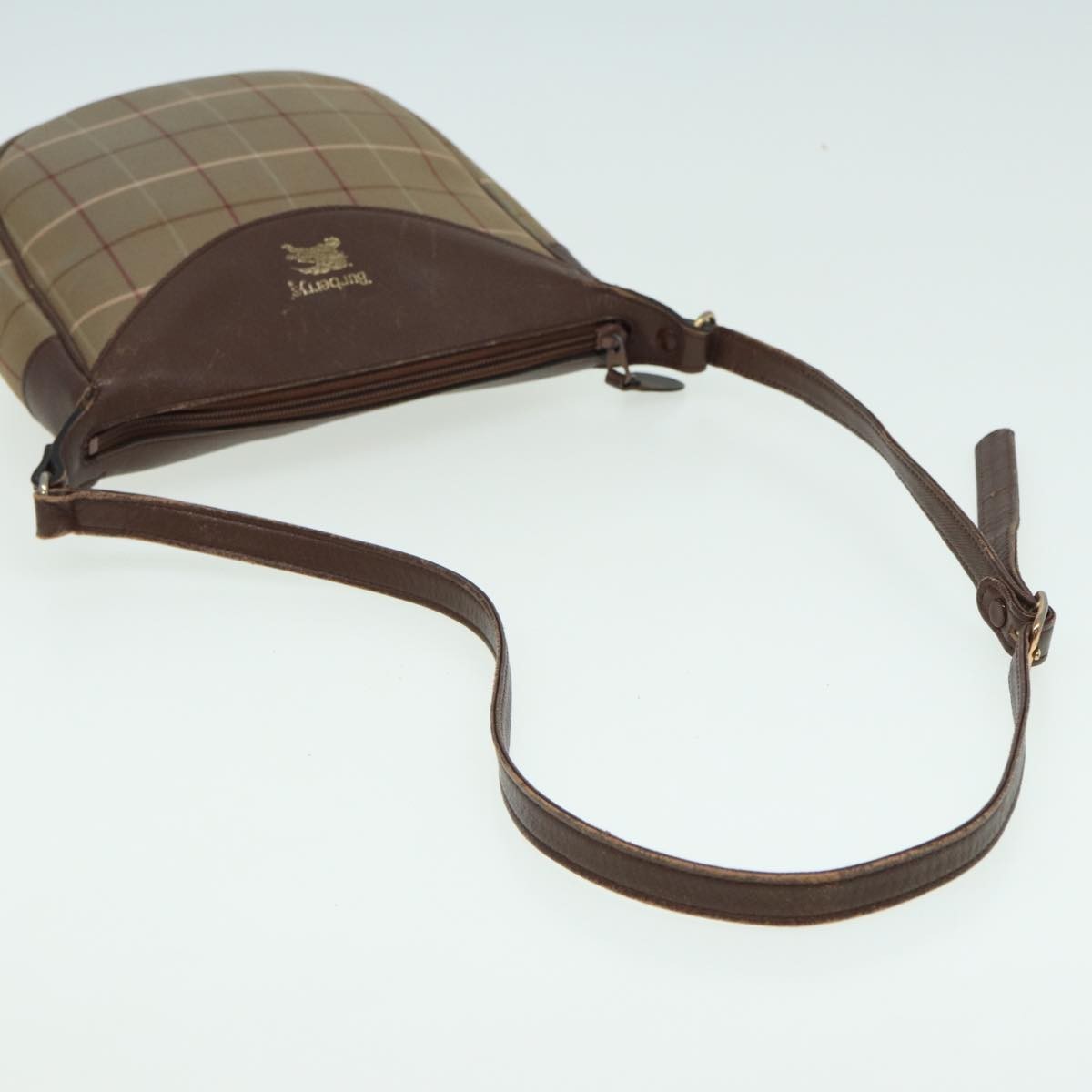 Burberry Nova check Shoulder bag Canvas, BEIGE, CANVAS, Shoulder bag