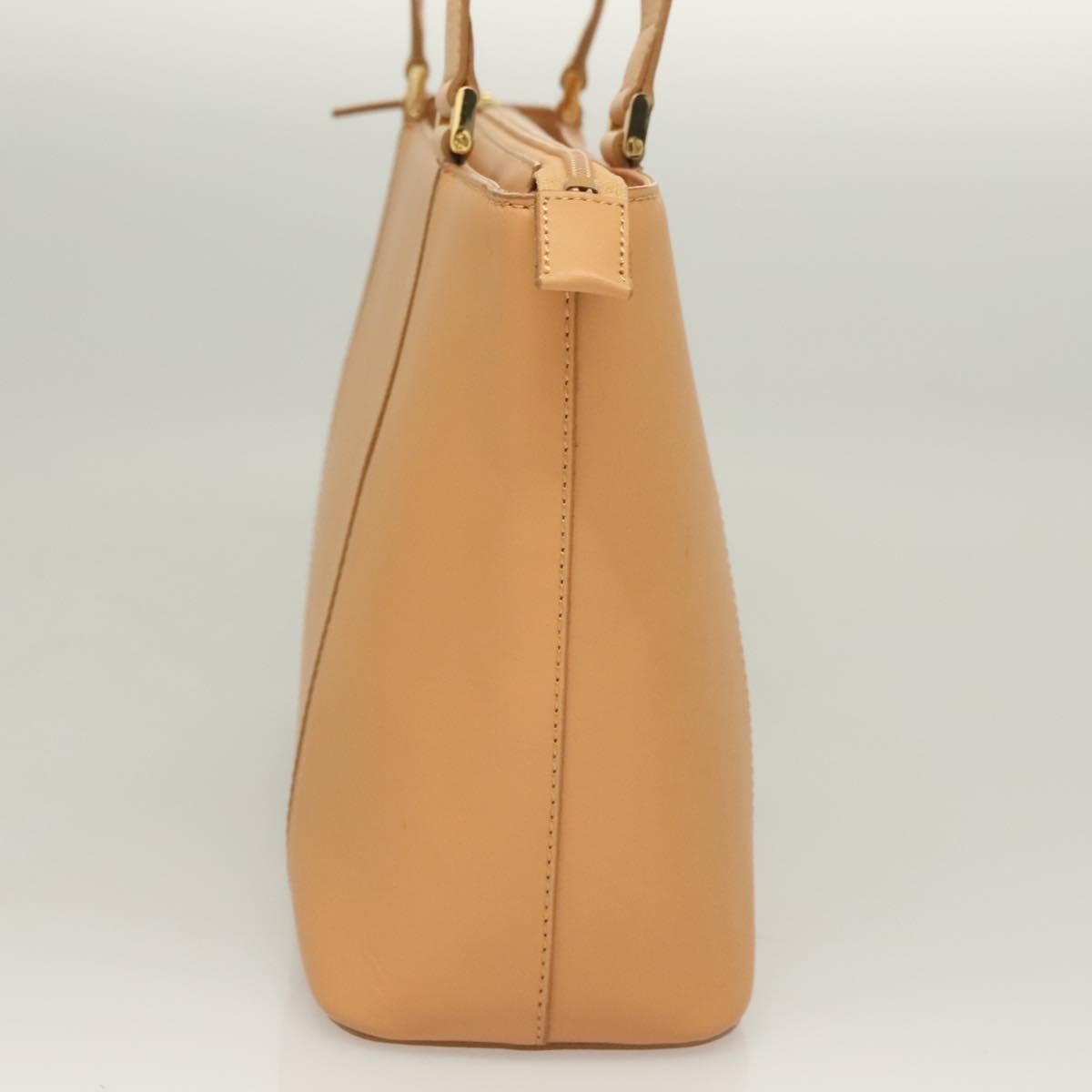 Burberry Handle Tote Leather, BEIGE, LEATHER, Tote bag