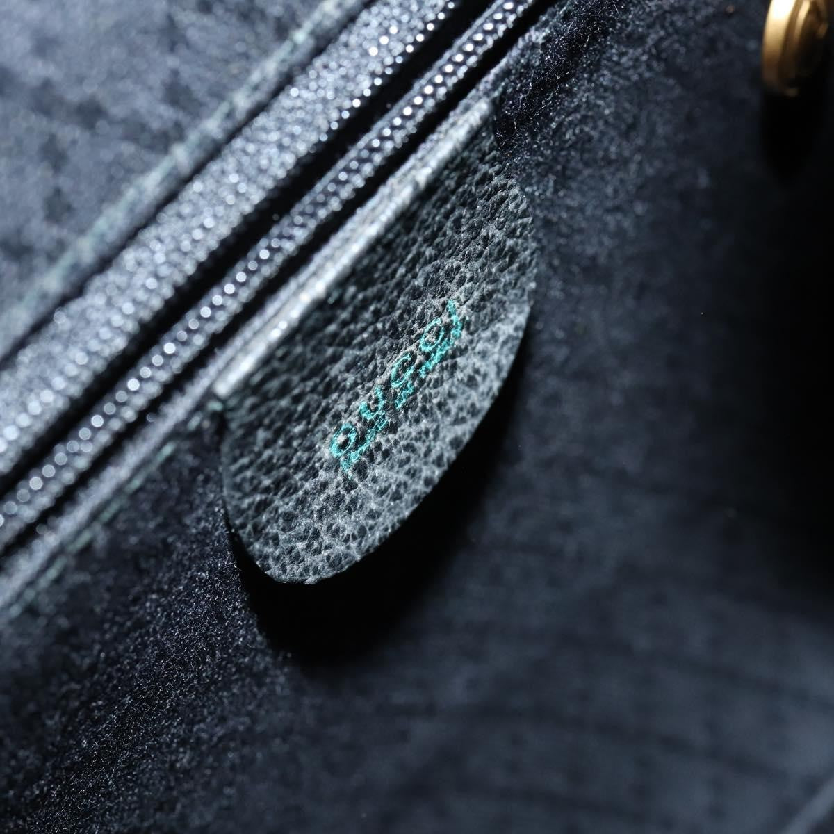 Gucci Vintage Bamboo Backpack Suede, BLACK, SUEDE, Backpack