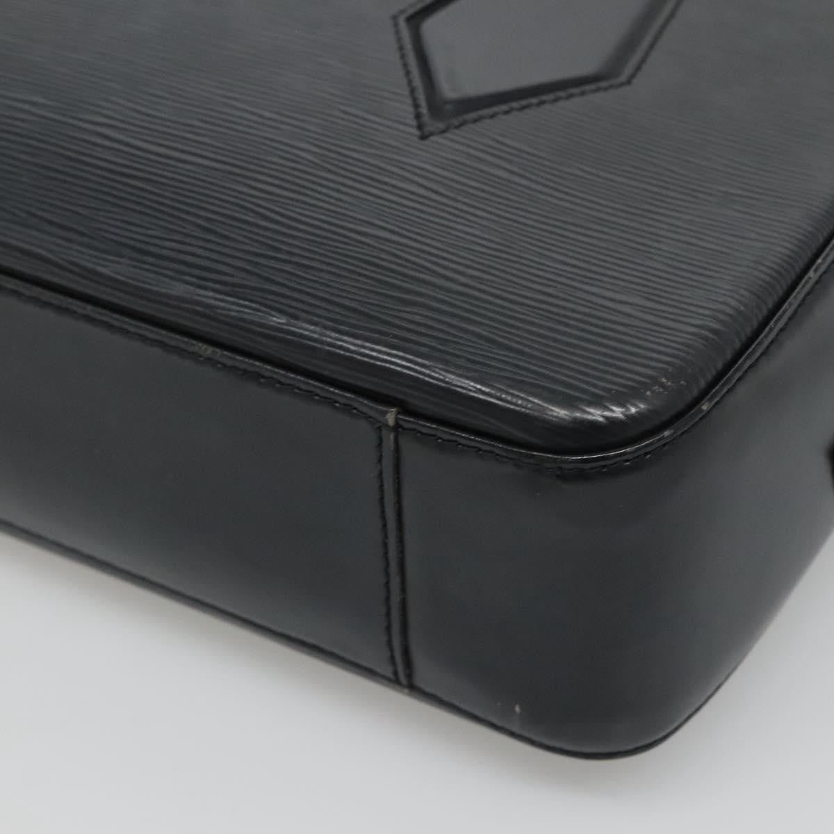 Louis Vuitton Voltaire Handbag Epi Leather, BLACK, LEATHER, Handbag