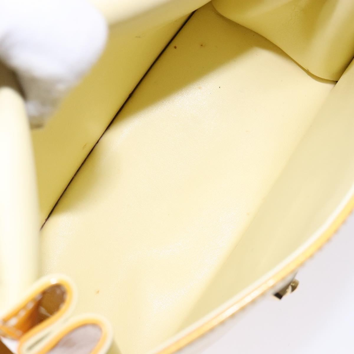 Louis Vuitton Spring Street Handbag Monogram Vernis, YELLOW, PATENT_LEATHER, Handbag