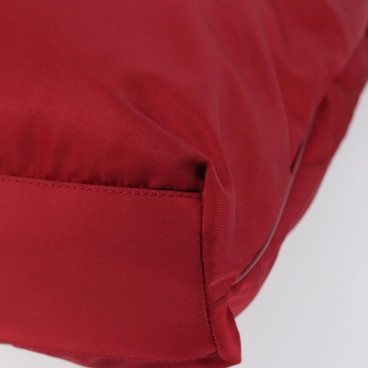 Prada Vintage Tote Tessuto, RED, NYLON, Tote bag