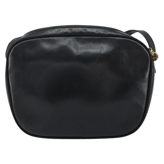 Salvatore Ferragamo Vala Shoulder Bag Leather, BLACK, LEATHER, Shoulder bag