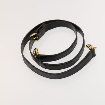 Versace Vintage Handbag Leather, BLACK, LEATHER, Handbag