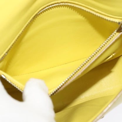 Celine Trotteur Crossbody Bag Grainy Leather, YELLOW, LEATHER, Crossbody bag