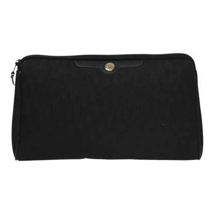 Christian Dior Trotter pouch Canvas, BLACK, CANVAS, Clutche & pouche
