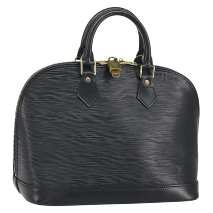 Louis Vuitton Alma Handbag Epi Leather, BLACK, LEATHER, Handbag