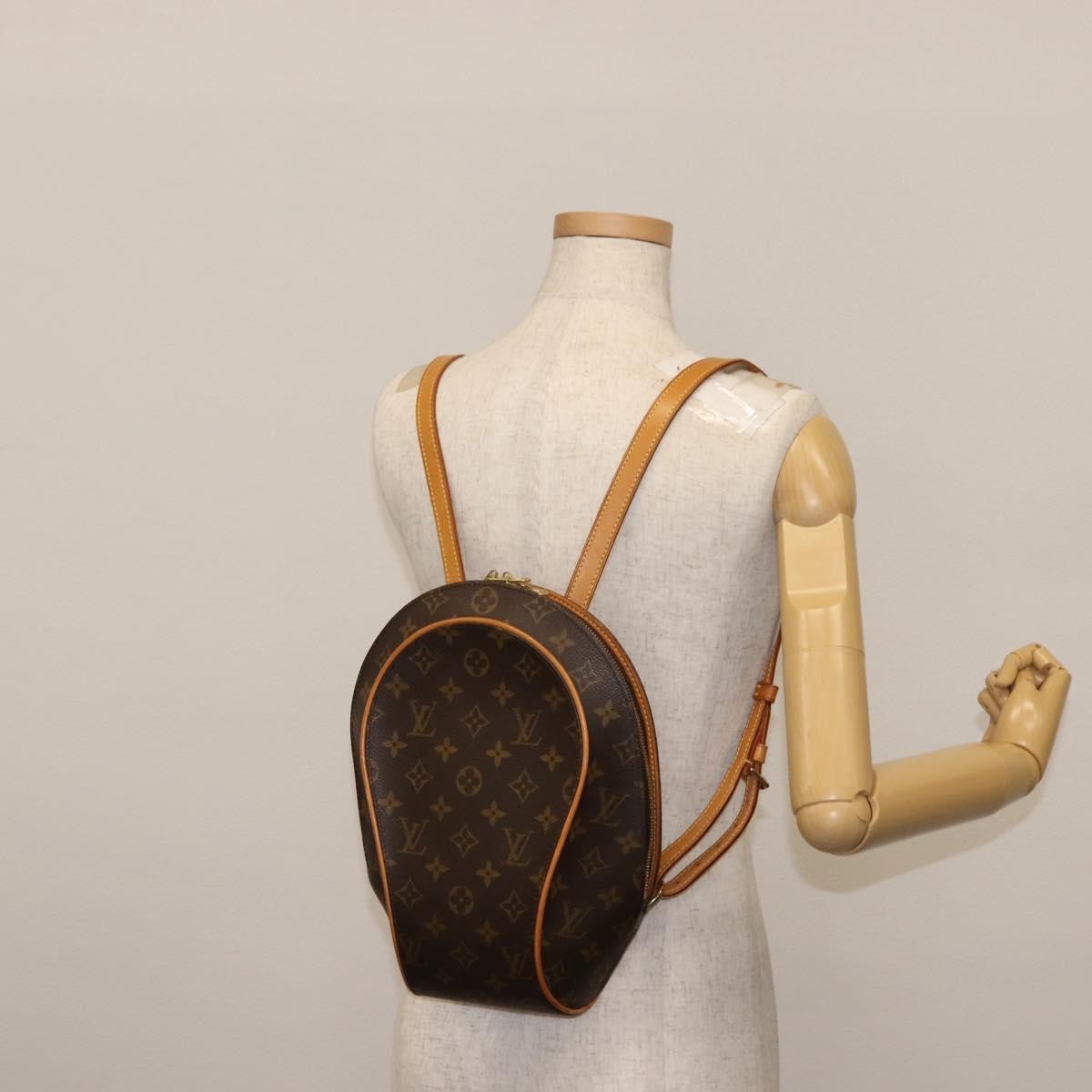 Louis Vuitton Ellipse Backpack Monogram Canvas, BROWN, CANVAS, Backpack