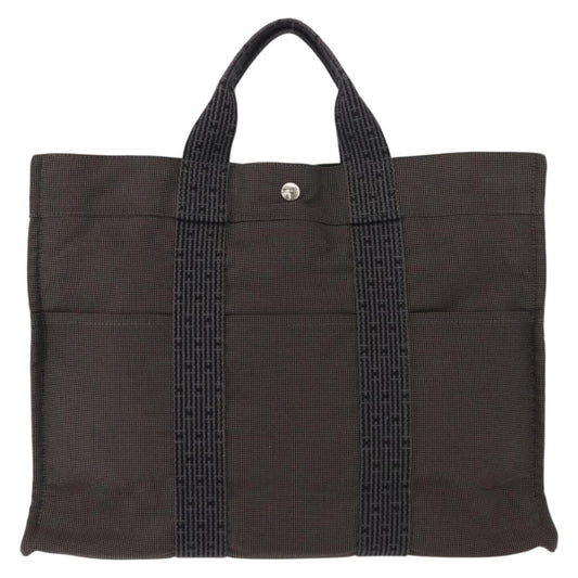 Hermes Fourre-tout Herline Fourre-tout Herline, GRAY, CANVAS, Tote bag