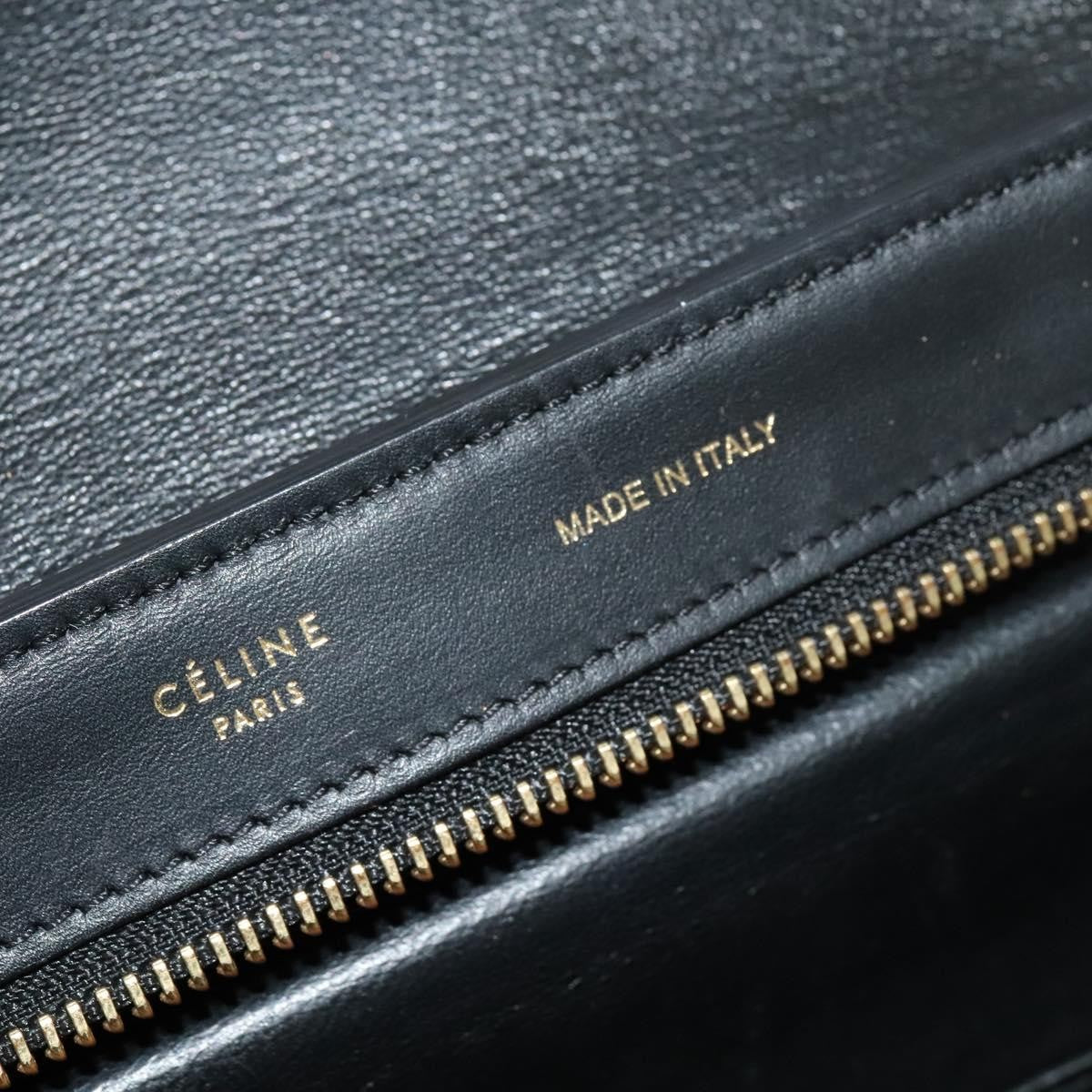 Celine Tricolor Trapeze Bag Leather, BEIGE, LEATHER, Handbag