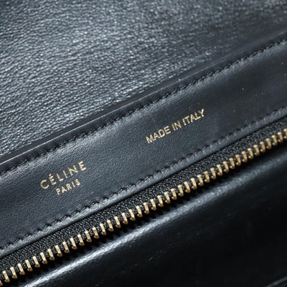 Celine Tricolor Trapeze Bag Leather, BEIGE, LEATHER, Handbag