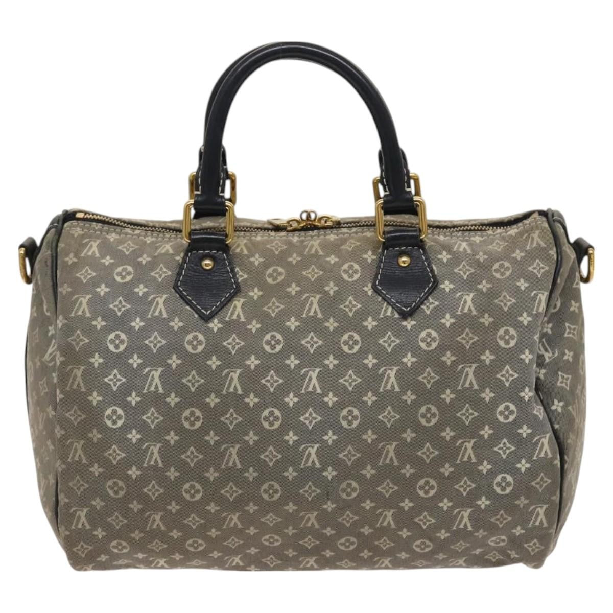 Louis Vuitton Speedy Bandouliere Bag Monogram Idylle, GRAY, CANVAS, Handbag