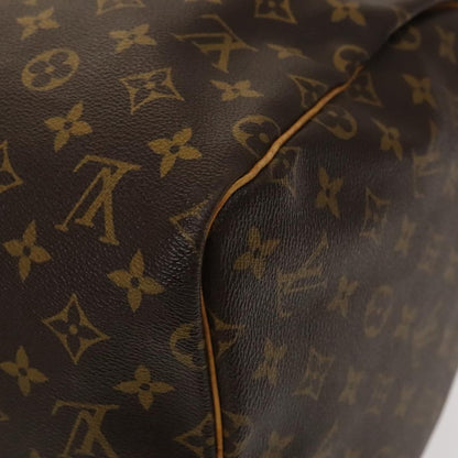 Louis Vuitton Keepall Bag Monogram Canvas, BROWN, CANVAS, Travel bag
