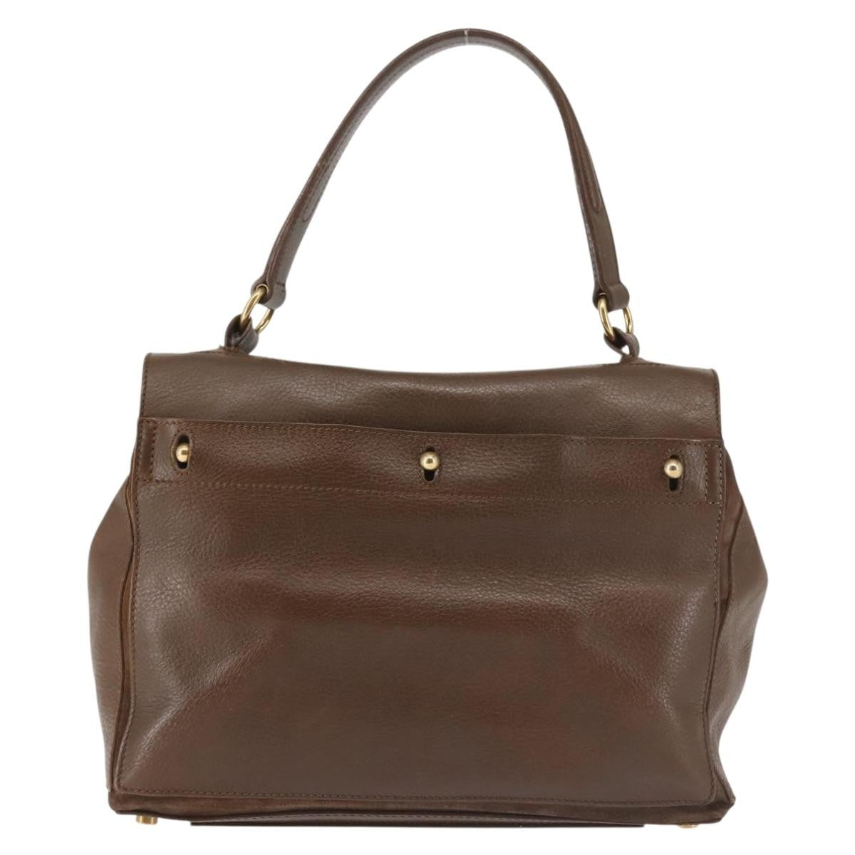 Saint Laurent Muse Two Bag Leather, BROWN, LEATHER, Handbag