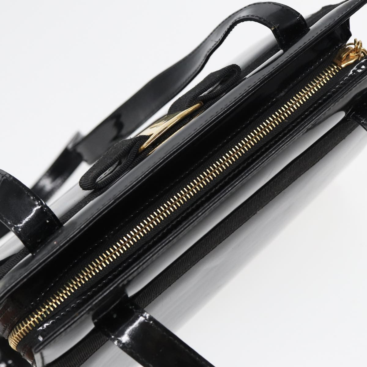 Salvatore Ferragamo Vala Shoulder Bag Patent Leather, BLACK, PATENT_LEATHER, Shoulder bag