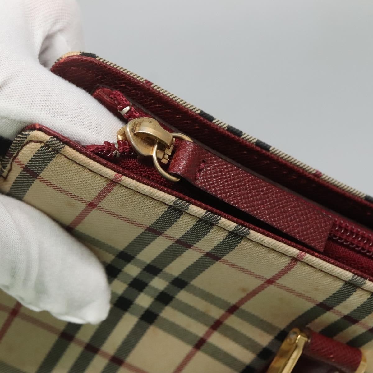 Burberry Nova Check Tote canvas check pattern, BEIGE, CANVAS, Tote bag