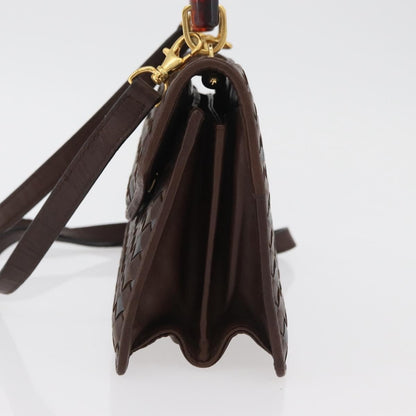 Bottega Veneta Intrecciato Handbag Leather, Brown, Leather, Handbag