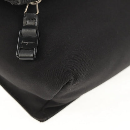 Salvatore Ferragamo Vintage Shoulder Bag Nylon, Black, Nylon, Shoulder Bag