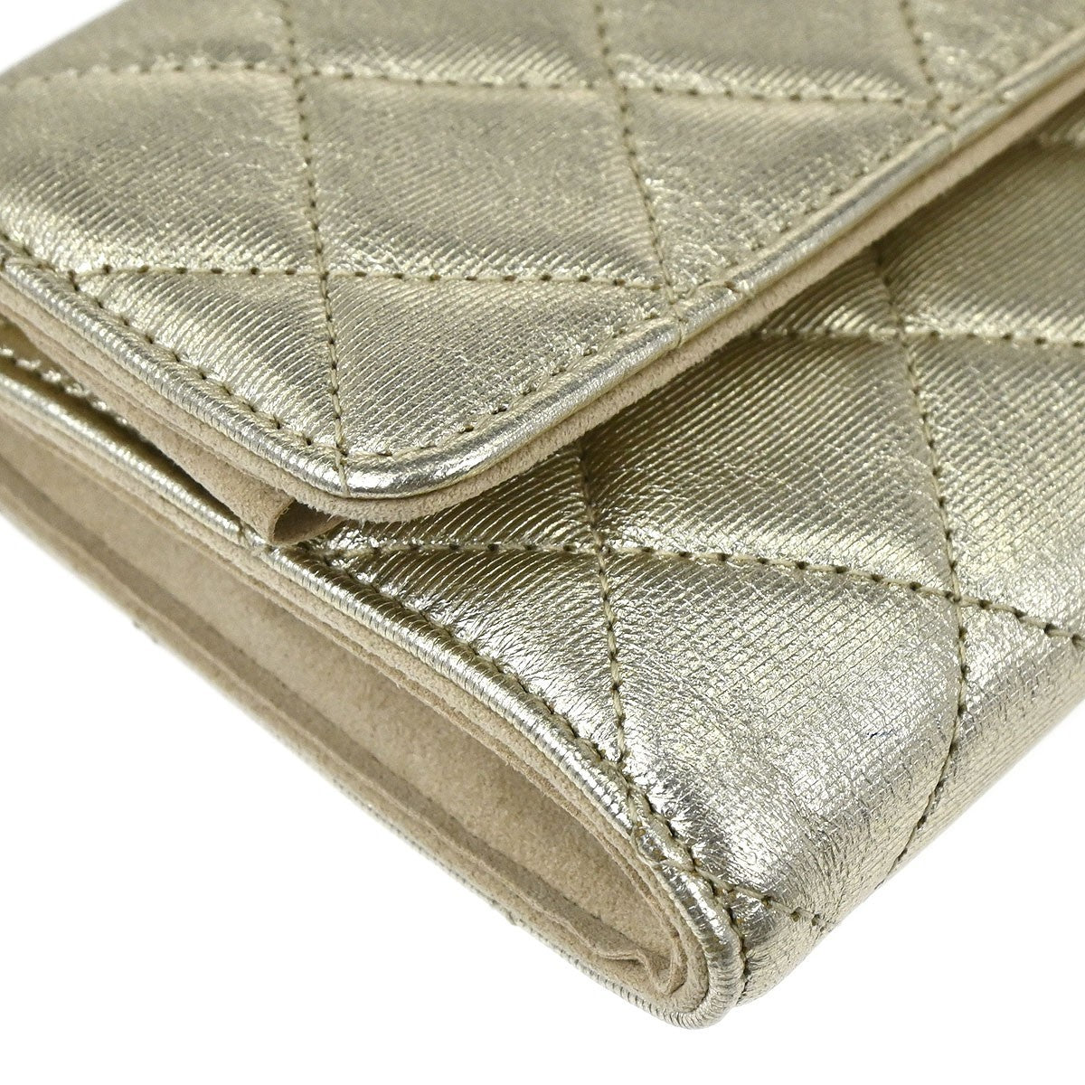 Chanel Reissue 2.55 Clutch Leather, Gold, Leather, Clutch