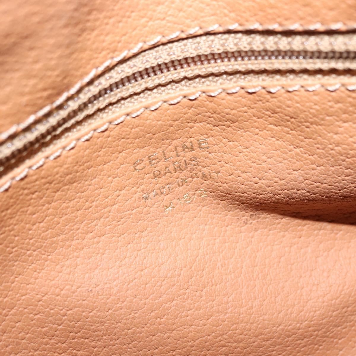 Celine Vintage Macadam Handbag Macadam, BROWN, CANVAS, Handbag