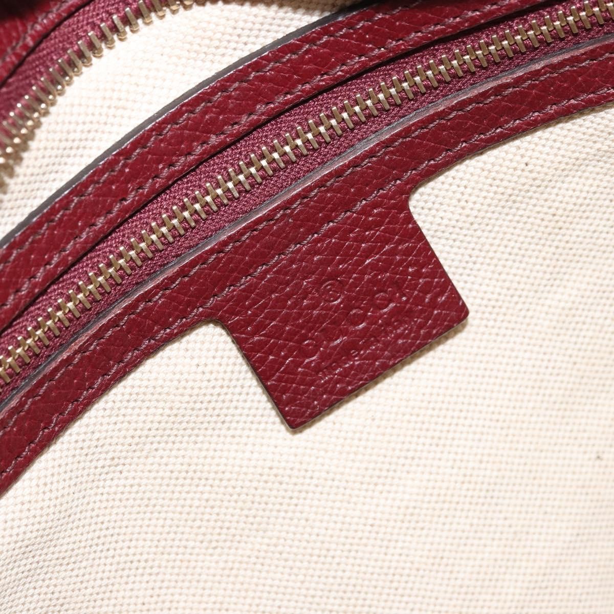 Gucci Bree Tote GG Canvas with Leather, BEIGE, CANVAS, Tote bag