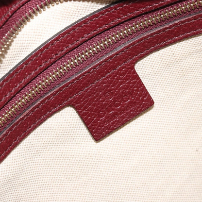 Gucci Bree Tote GG Canvas with Leather, BEIGE, CANVAS, Tote bag