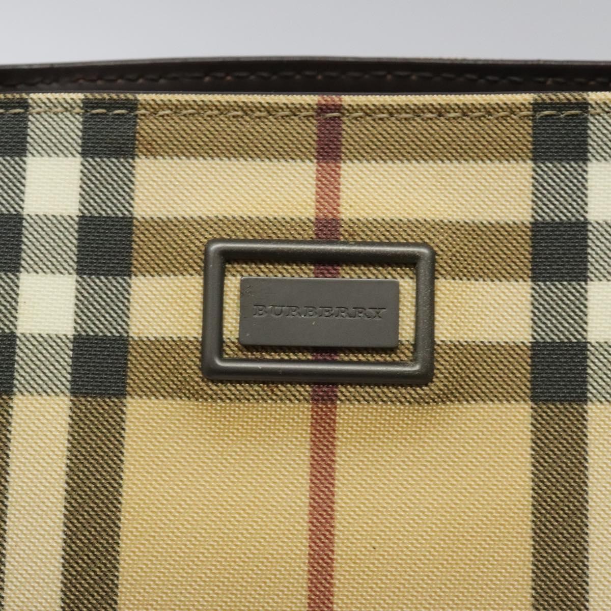 Burberry Nova Check Tote canvas check pattern, BEIGE, PVC, Tote bag