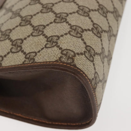 Gucci Vintage old clutch Canvas, BEIGE, PVC, Clutche & pouche