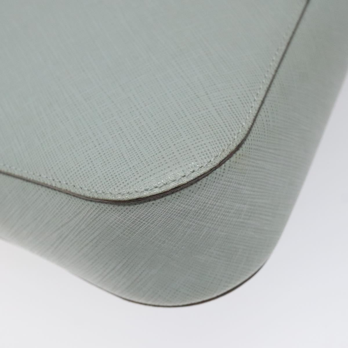 Salvatore Ferragamo Gancini Shoulder Bag Leather, BLUE, LEATHER, Shoulder bag