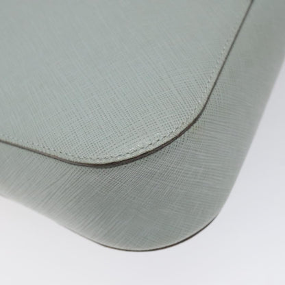 Salvatore Ferragamo Gancini Shoulder Bag Leather, BLUE, LEATHER, Shoulder bag