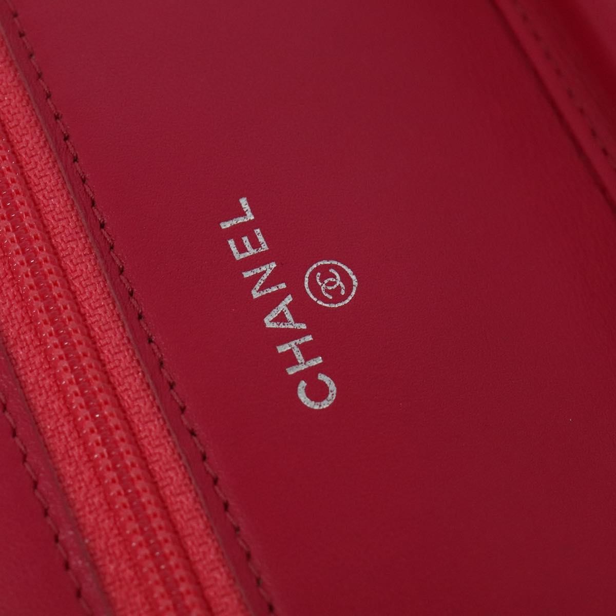 Chanel CC Logo Wallet on Chain Patent, PINK, PATENT_LEATHER, Shoulder bag