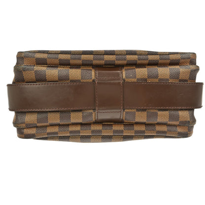 Louis Vuitton Naviglio Handbag Damier, BROWN, CANVAS, Shoulder bag