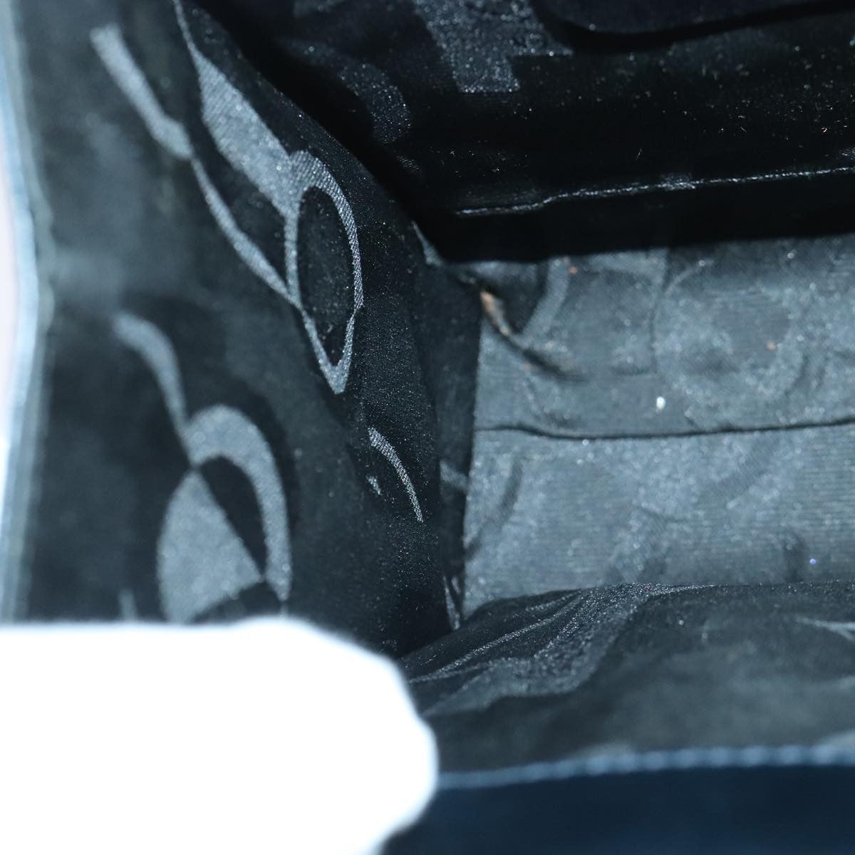 Salvatore Ferragamo Vala Handbag Leather, NAVY, LEATHER, Handbag