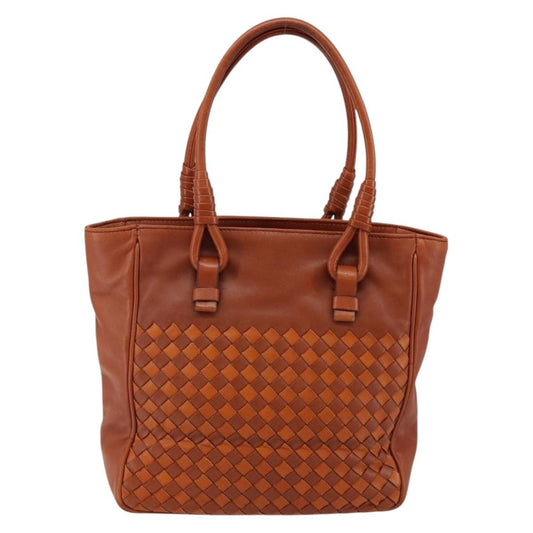 Bottega Veneta Parachute Handle Bag Intrecciato Leather, BROWN, LEATHER, Tote bag