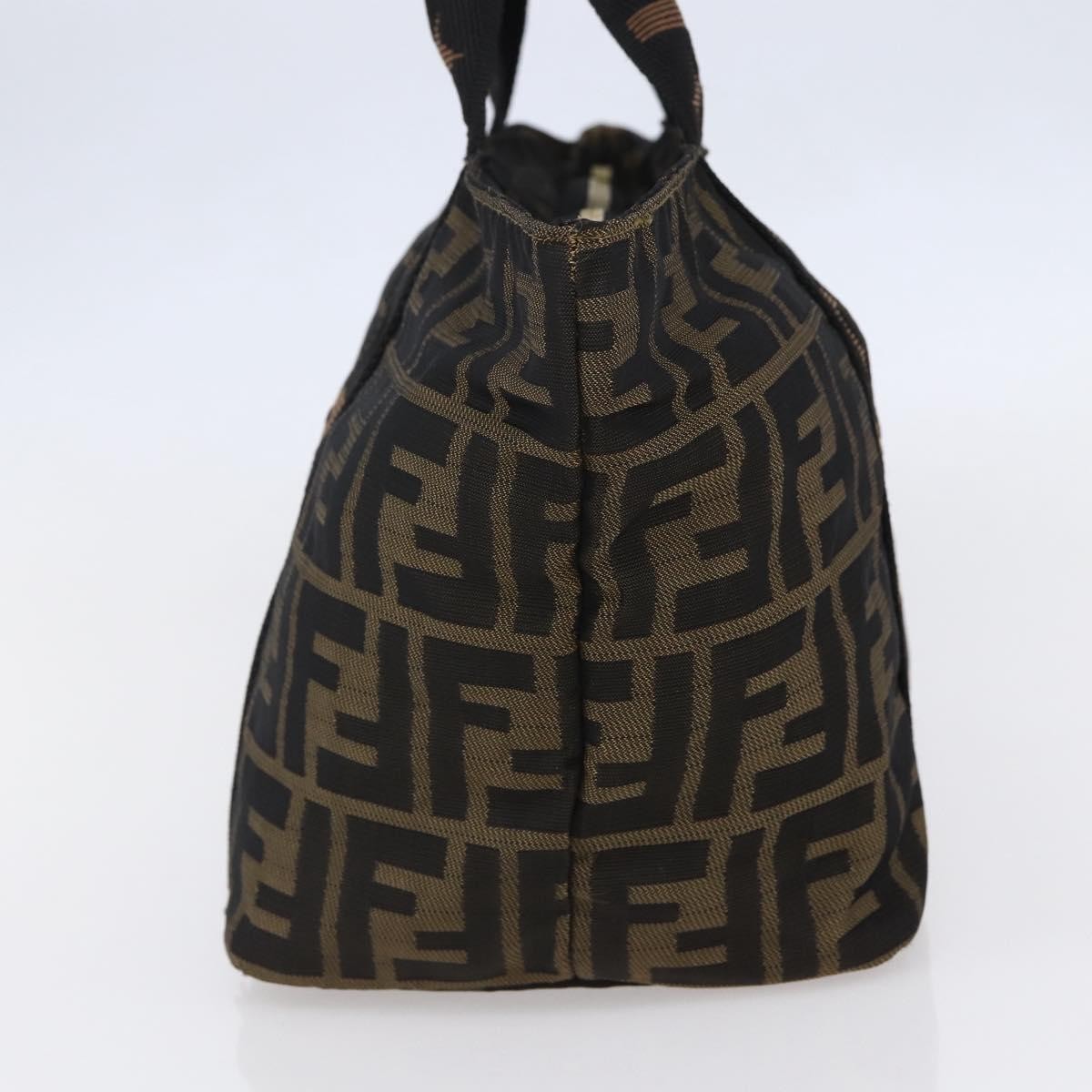 Fendi Zucca Tote bag FF motif, BROWN, CANVAS, Tote bag