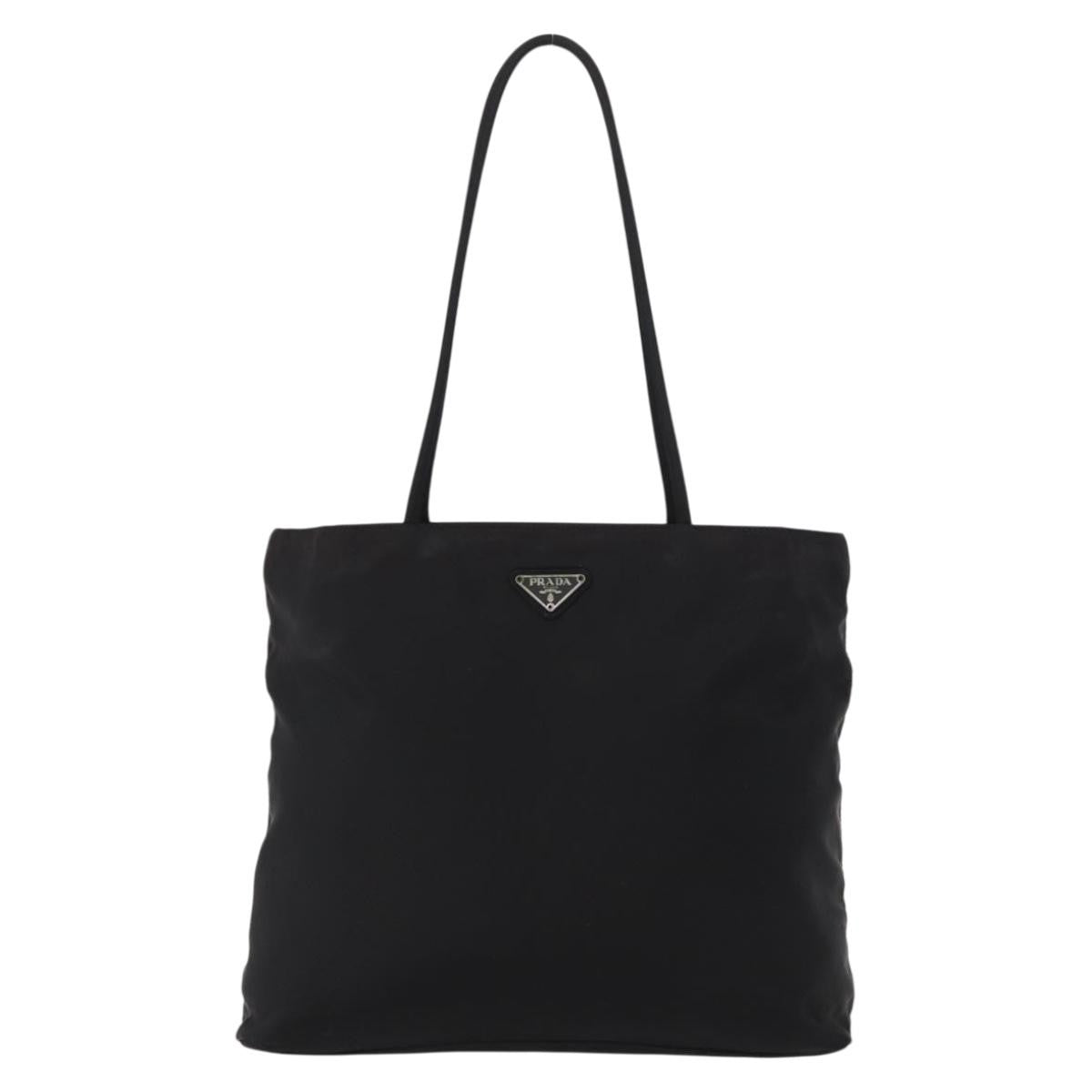Prada Vintage Shoulder Bag Tessuto, BLACK, NYLON, Shoulder bag