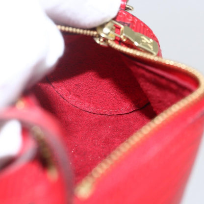 Louis Vuitton Soufflot Pochette Epi Leather, RED, LEATHER, Clutche & pouche