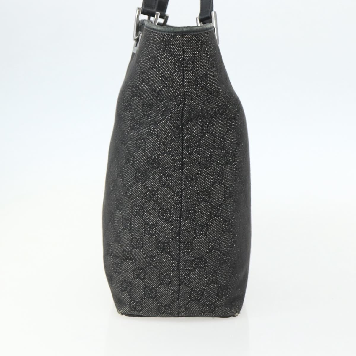 Gucci Vintage Bucket Shopping Tote GG Canvas, BLACK, CANVAS, Tote bag