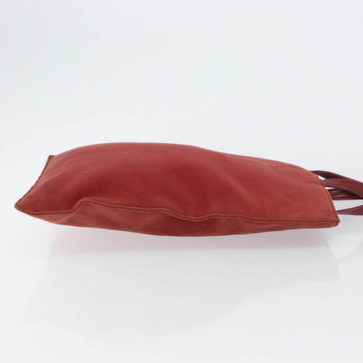 Loewe Anagram Tote Suede, RED, SUEDE, Tote bag