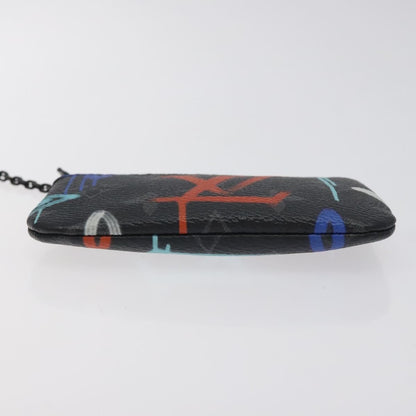 Louis Vuitton Pochette Clés Monogram Canvas, BLACK, CANVAS, Wallets