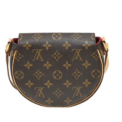Louis Vuitton Tambourine Handbag Monogram Canvas, BROWN, CANVAS, Shoulder bag