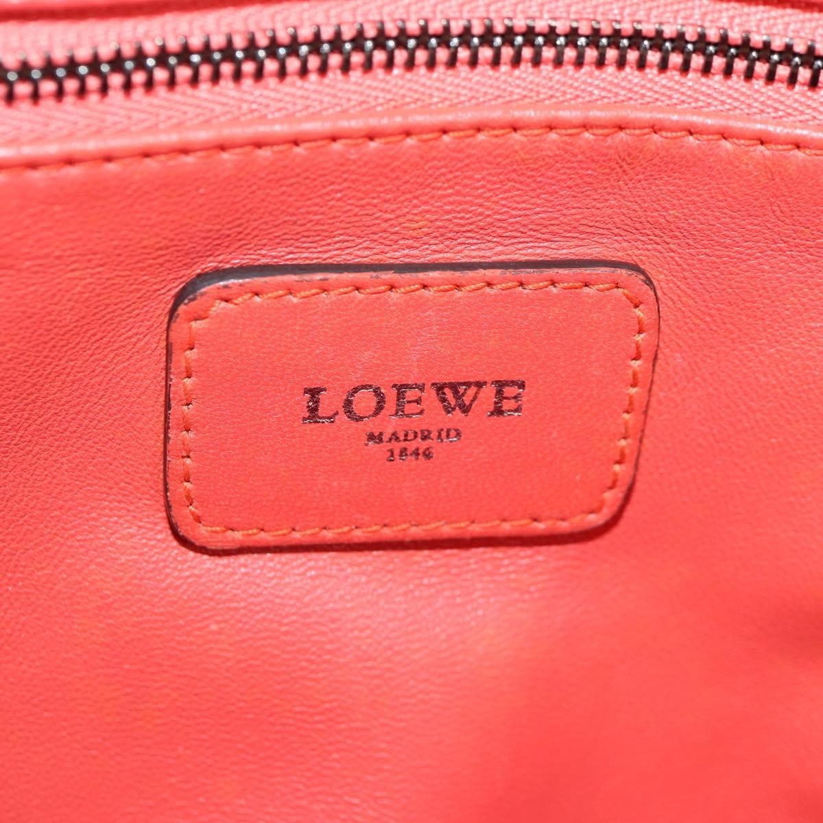 Loewe Amazona Bag Leather, ORANGE, LEATHER, Handbag