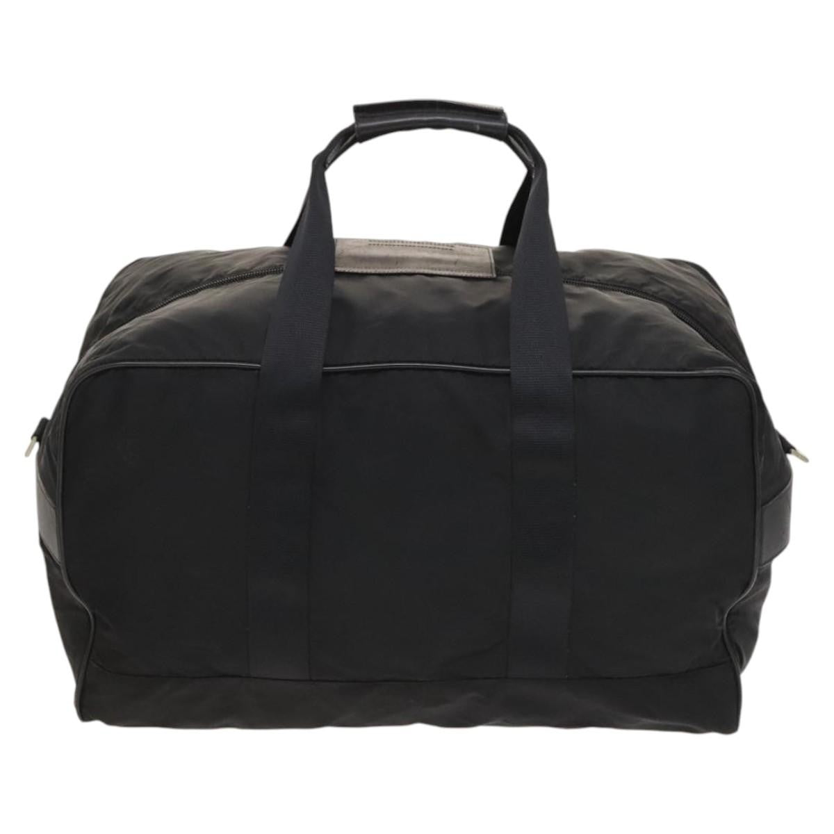 Prada Boston Bag Tessuto, BLACK, NYLON, Travel bag